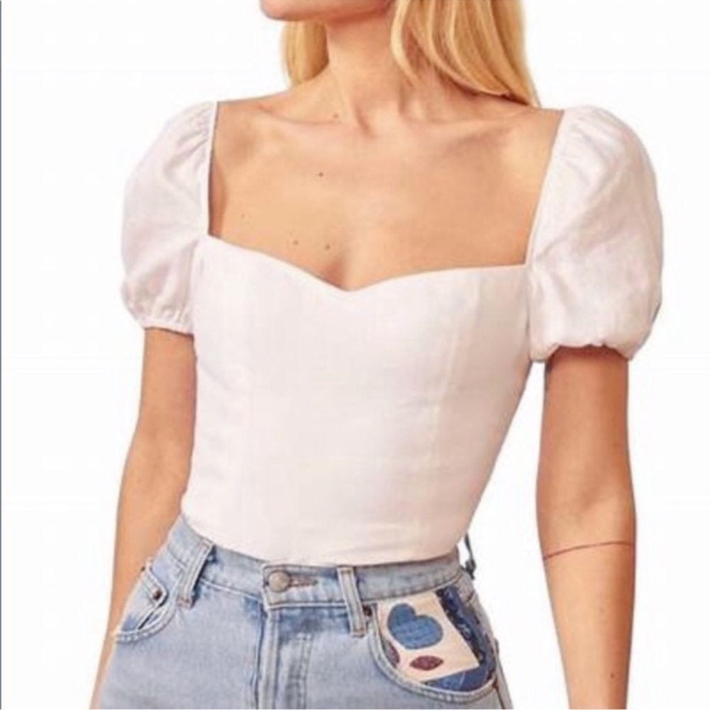 Reformation | Casterly Top in White